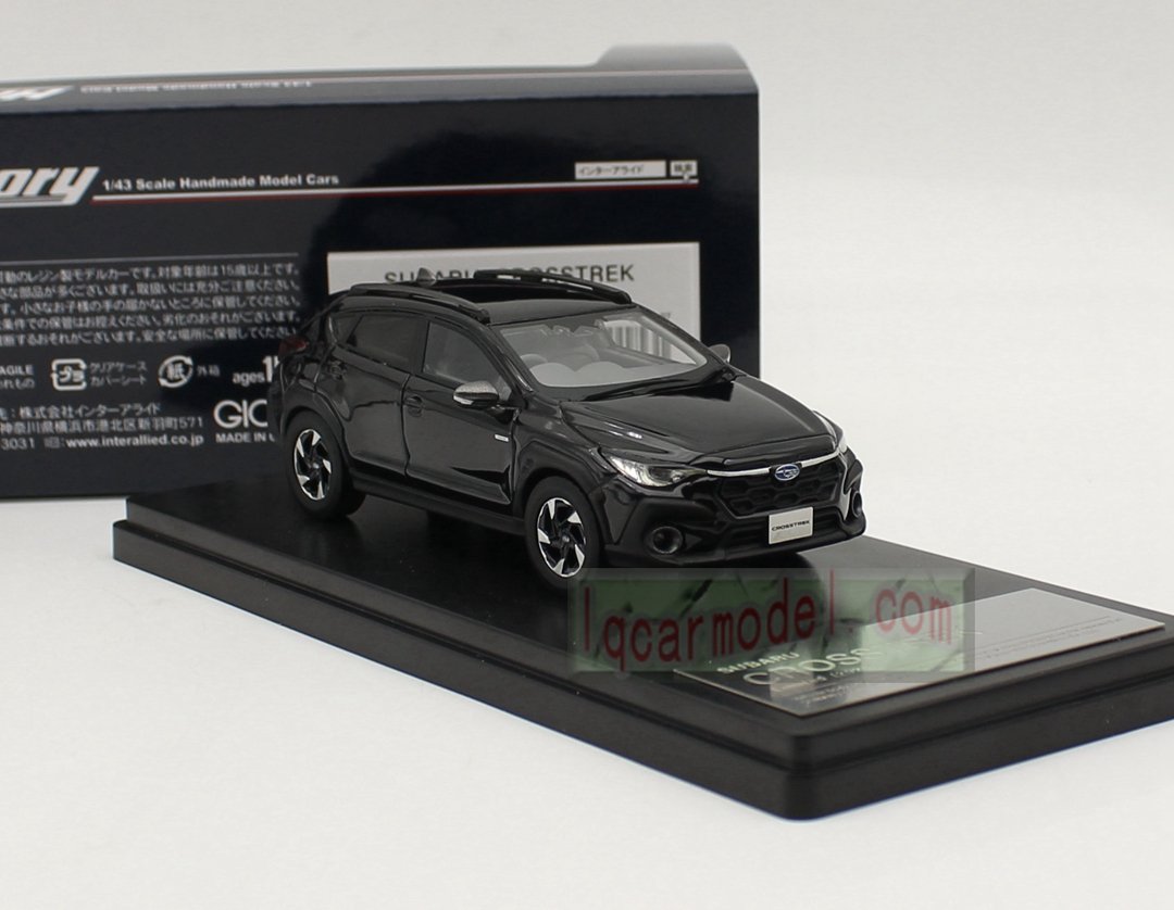 1/43 HI STORY SUBARU CROSSTREK 2023 HS507 BK Resin car model - Image 3