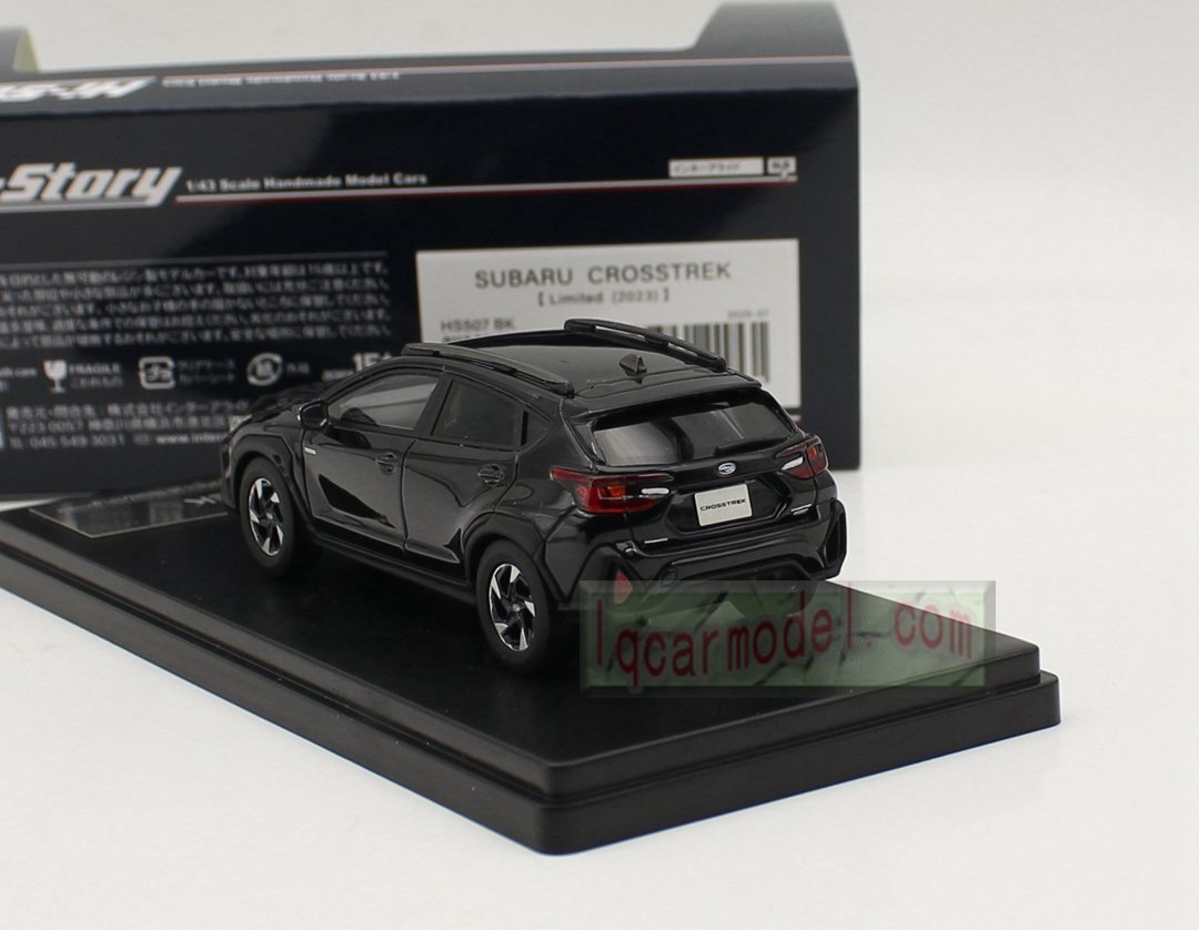 1/43 HI STORY SUBARU CROSSTREK 2023 HS507 BK Resin car model - Image 5