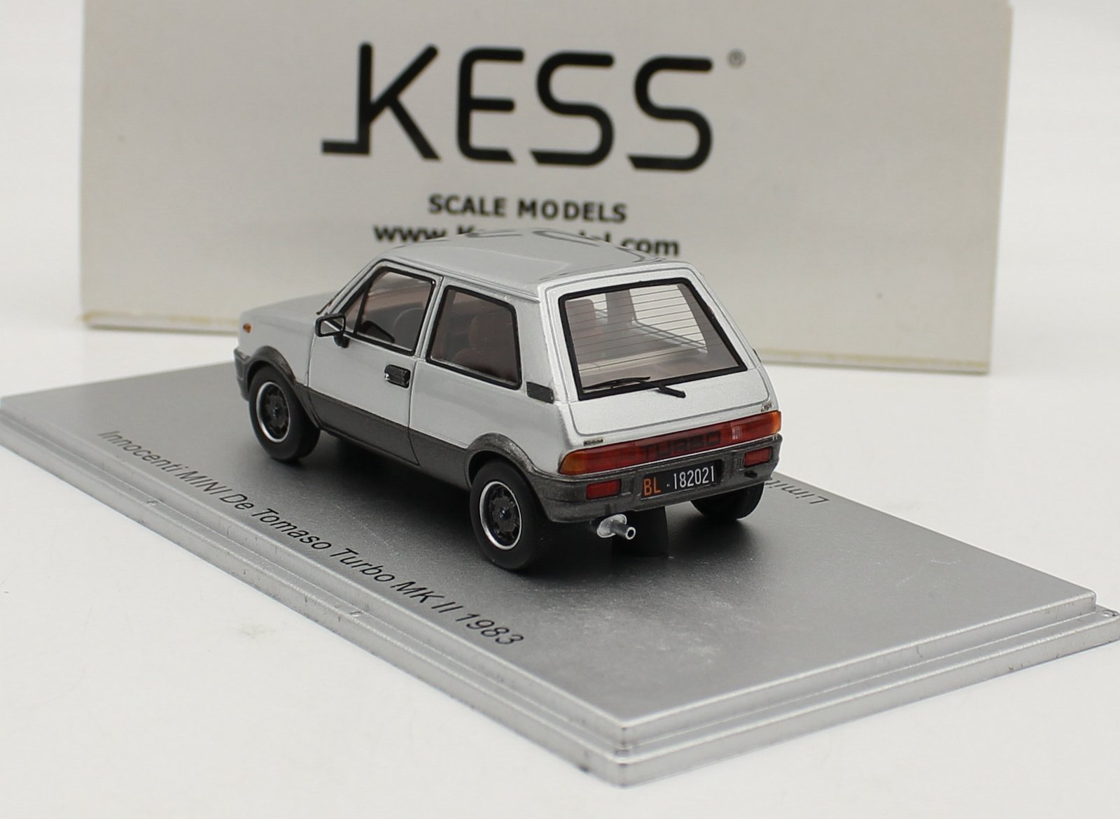 1/43 KESS Innocenti MINI De Tomaso Turbo MK II 1983 KE43012021 Car Model - Image 5
