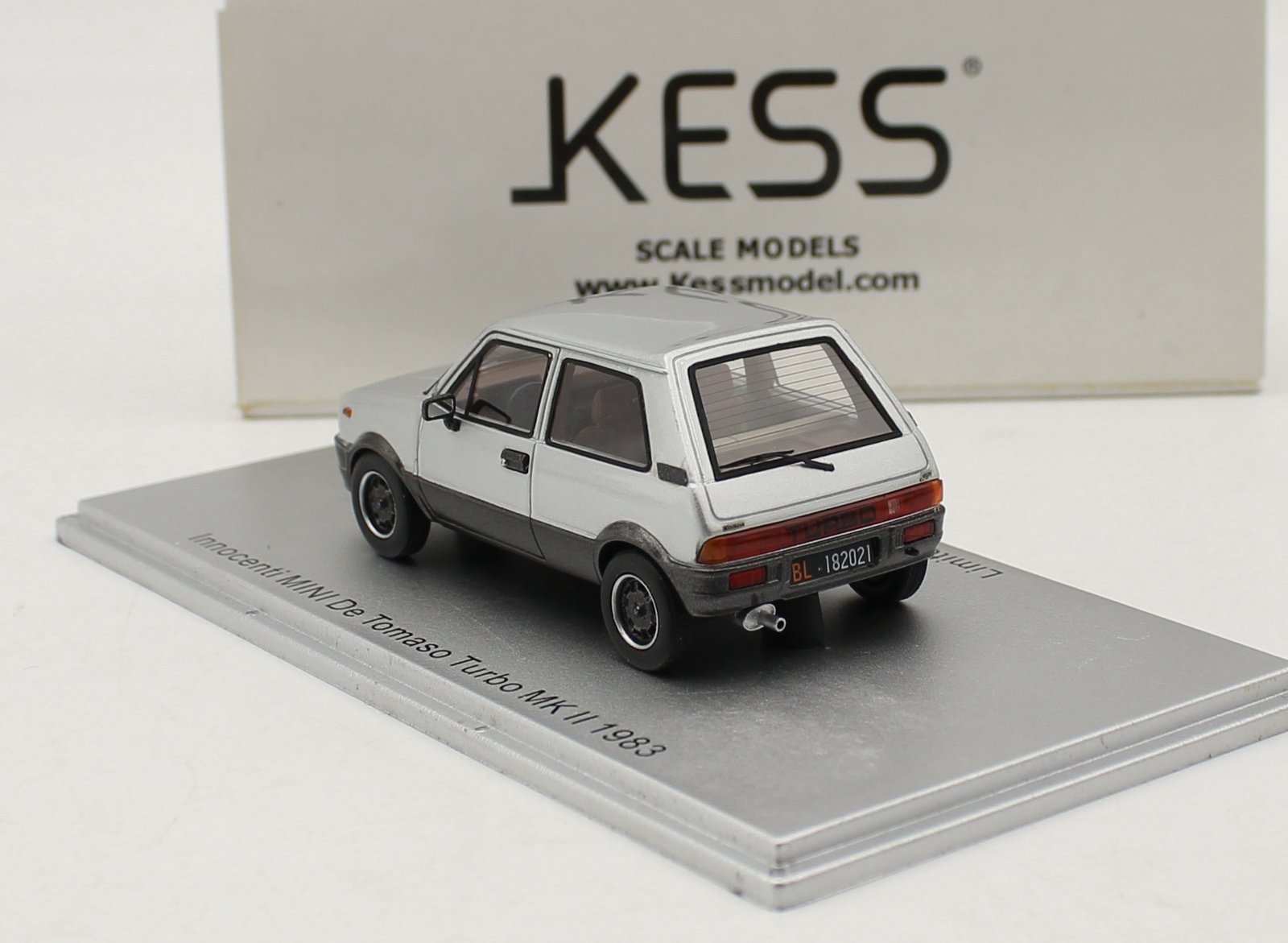 1/43 KESS Innocenti MINI De Tomaso Turbo MK II 1983 KE43012021 Car Model - Image 3