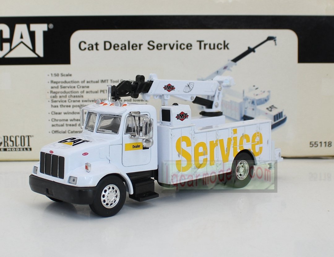 1/50 Scale Norscot 55118 CAT Dealer Service Truck Peterbilt Model Flaw