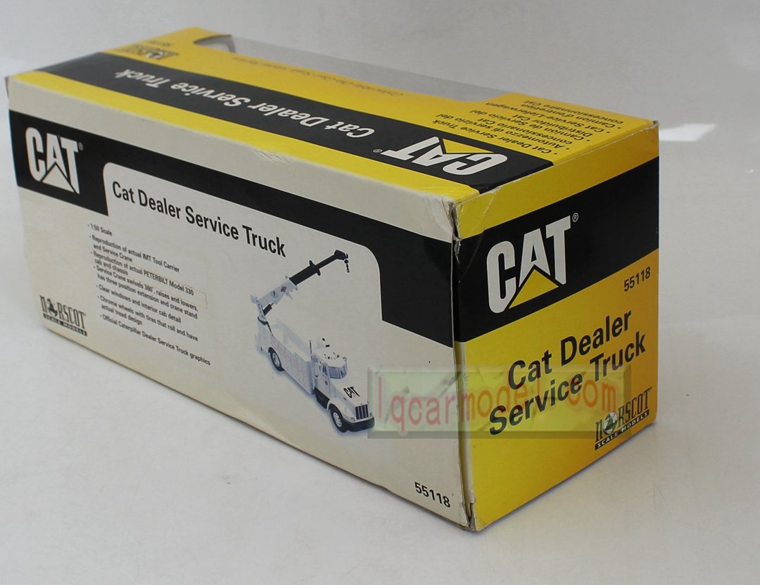 1/50 Scale Norscot 55118 CAT Dealer Service Truck Peterbilt Model Flaw - Image 10