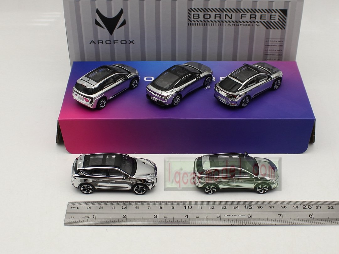 1/64 Scale ARCFOX one set(5 models) Car model diecast ARCFOX at6 as6 at5 as5 KAOLA S - Image 7