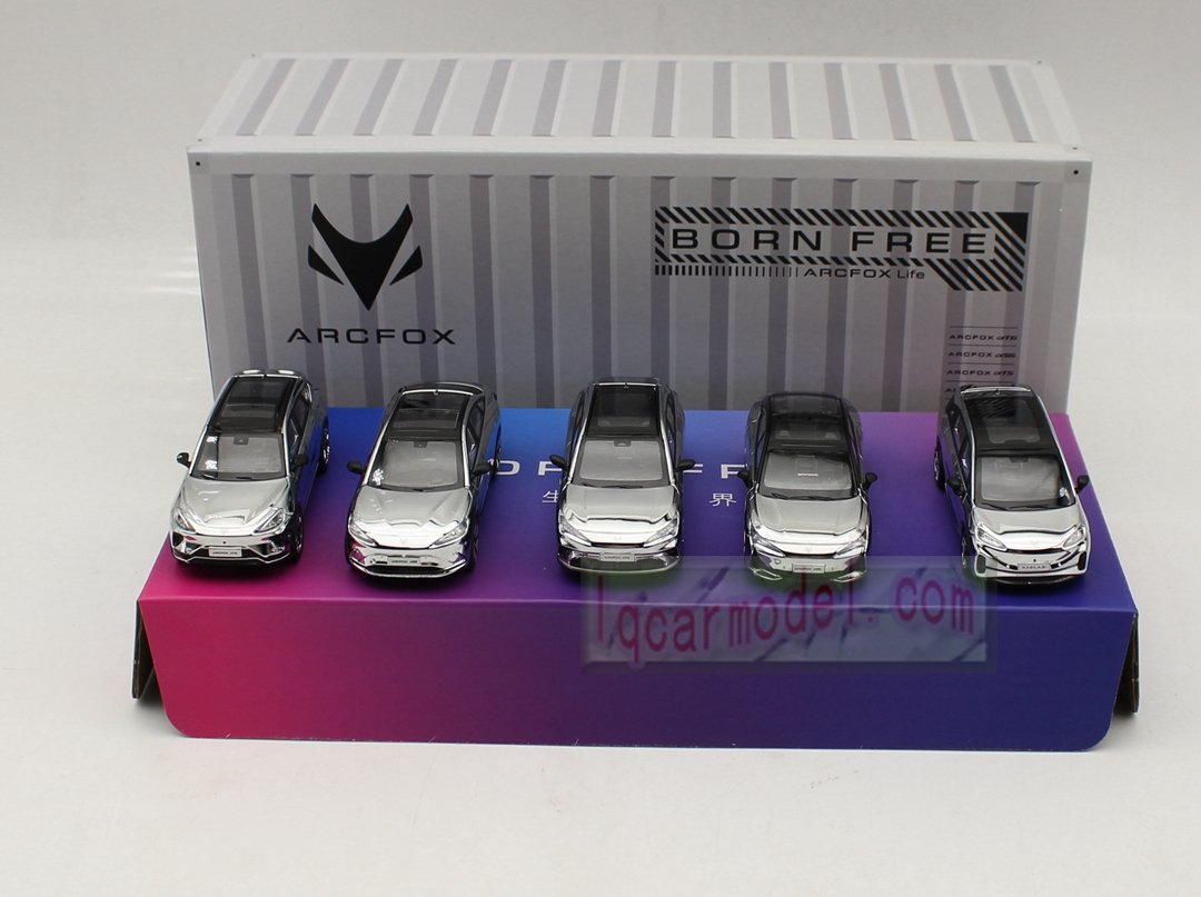 1/64 Scale ARCFOX one set(5 models) Car model diecast ARCFOX at6 as6 at5 as5 KAOLA S - Image 6
