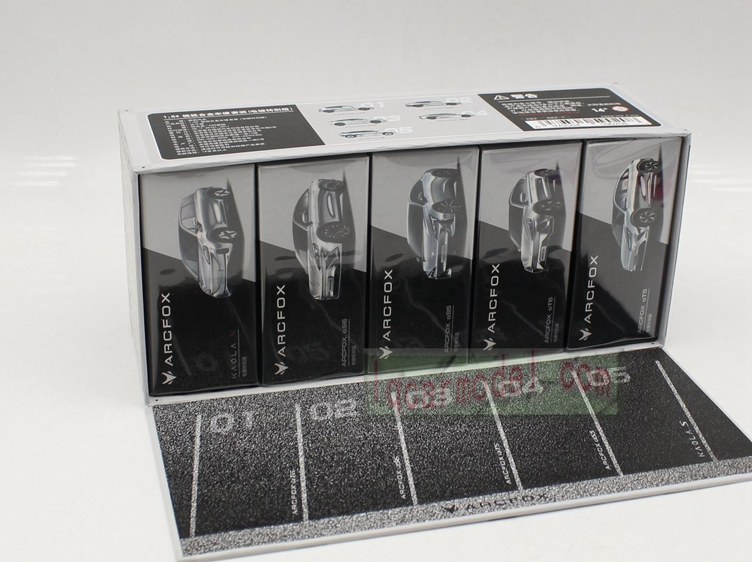1/64 Scale ARCFOX one set(5 models) Car model diecast ARCFOX at6 as6 at5 as5 KAOLA S - Image 5