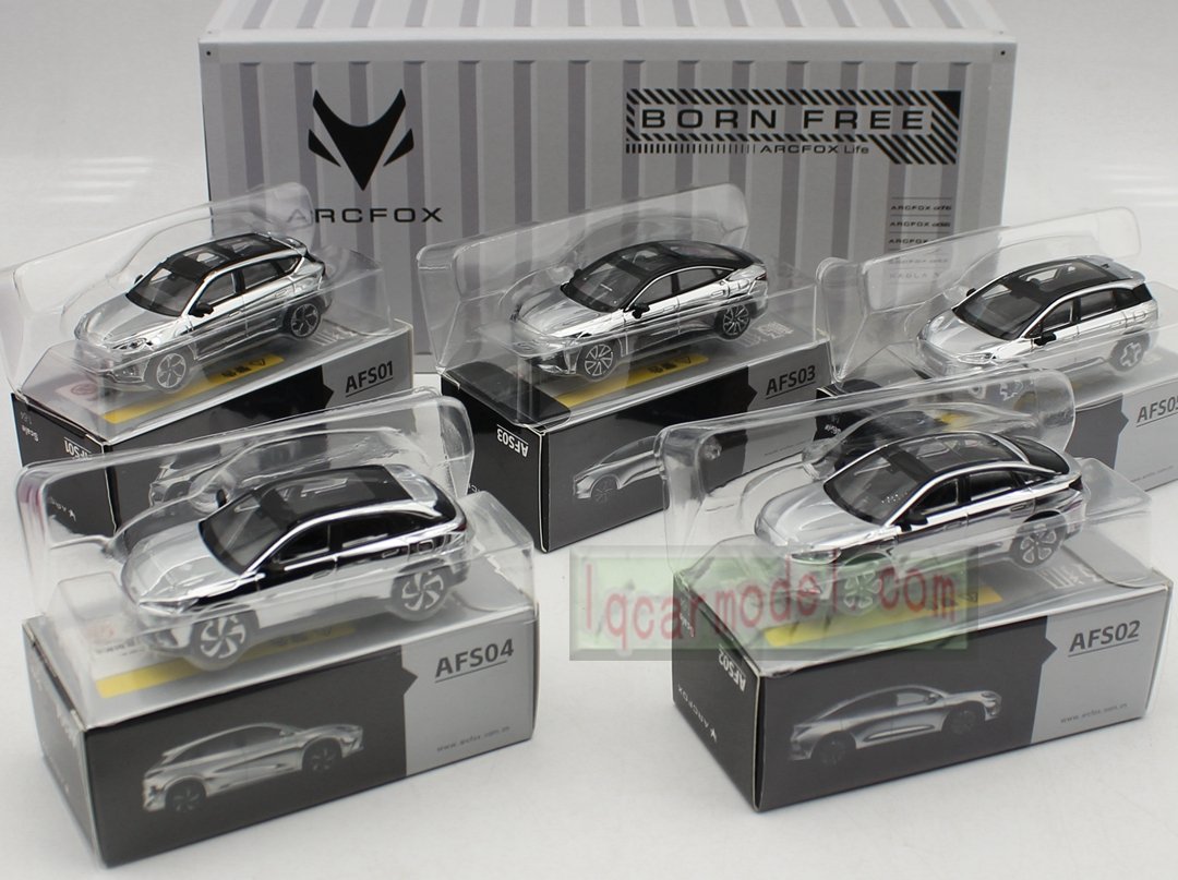 1/64 Scale ARCFOX one set(5 models) Car model diecast ARCFOX at6 as6 at5 as5 KAOLA S - Image 13