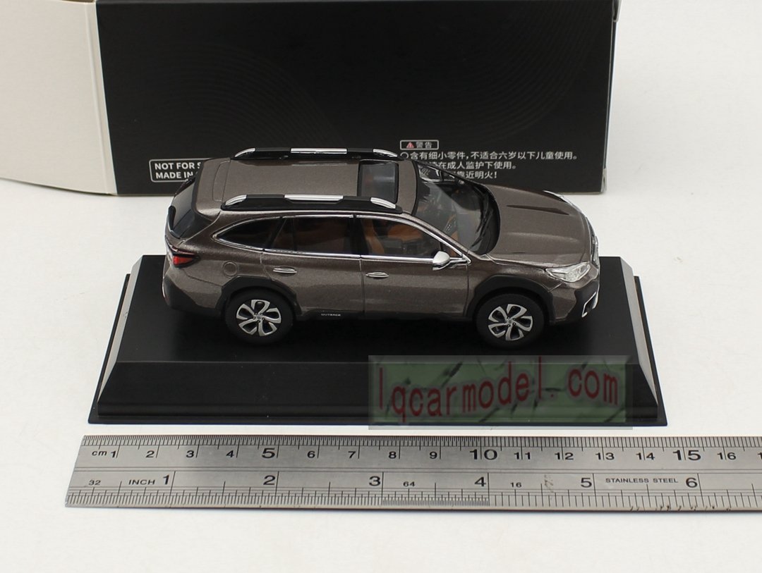 1/43 Scale New Subaru Outback diecast model Brown Color - Image 4