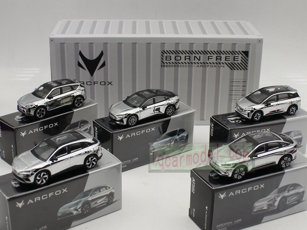 1/64 Scale ARCFOX one set(5 models) Car model diecast ARCFOX at6 as6 at5 as5 KAOLA S