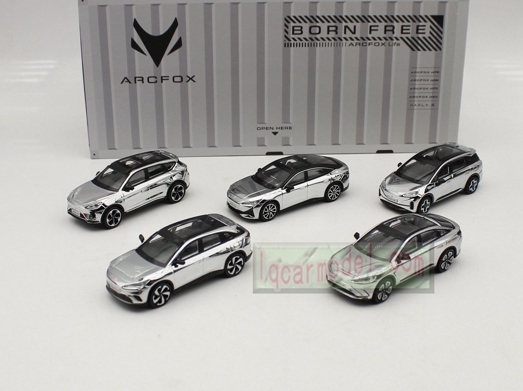 1/64 Scale ARCFOX one set(5 models) Car model diecast ARCFOX at6 as6 at5 as5 KAOLA S - Image 12