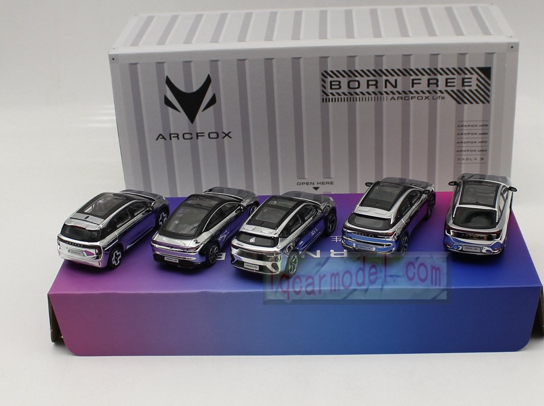 1/64 Scale ARCFOX one set(5 models) Car model diecast ARCFOX at6 as6 at5 as5 KAOLA S - Image 9