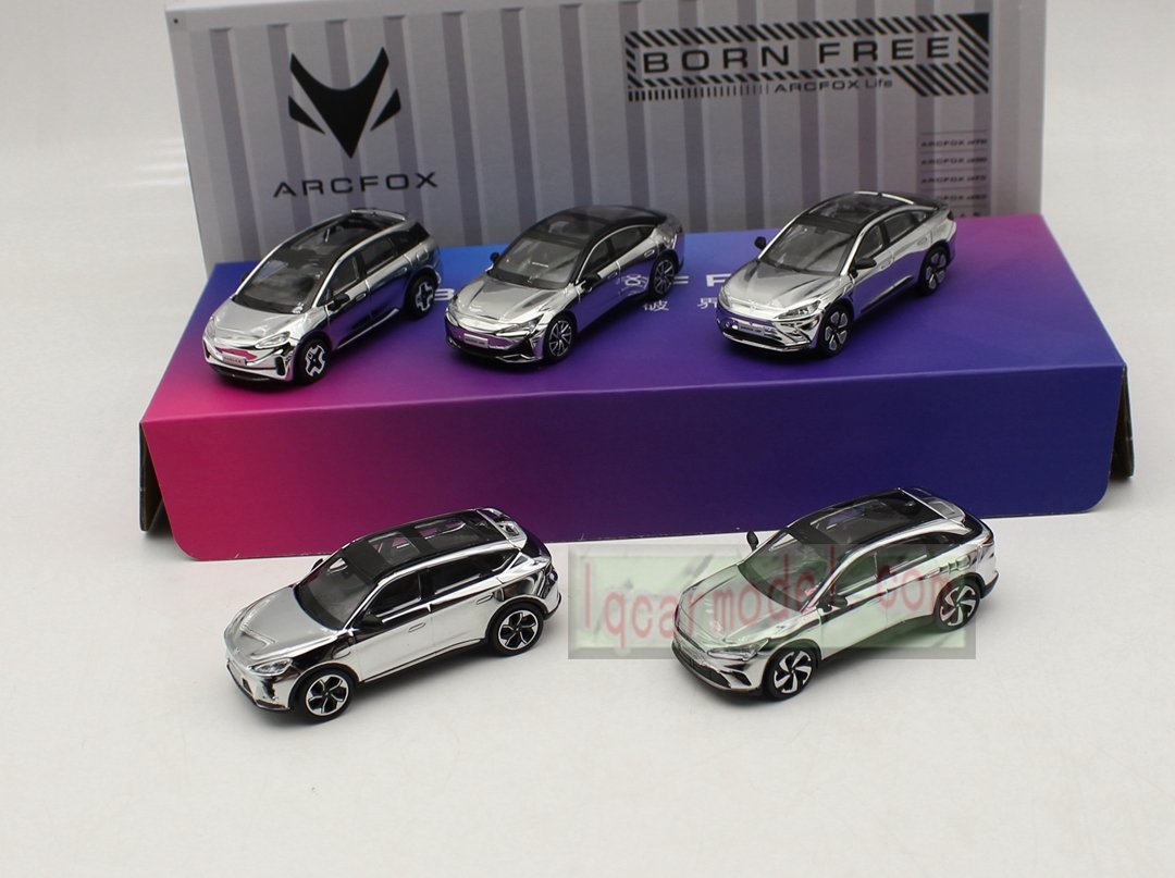 1/64 Scale ARCFOX one set(5 models) Car model diecast ARCFOX at6 as6 at5 as5 KAOLA S - Image 8