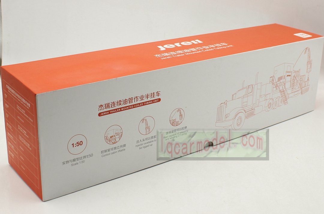 1/50 Jereh Trailer Mounted Coiled Tubing Unit Truck Diecast model Rare ! - Image 9
