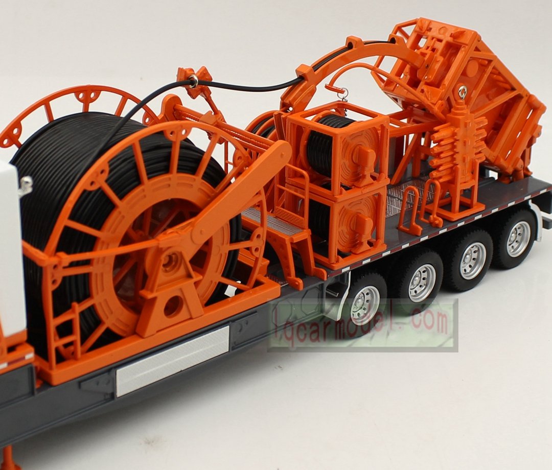 1/50 Jereh Trailer Mounted Coiled Tubing Unit Truck Diecast model Rare ! - Image 11