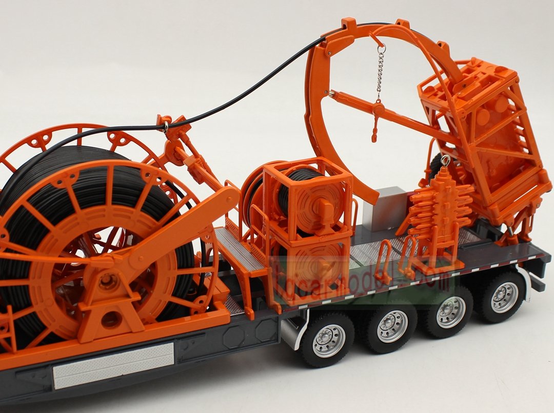 1/50 Jereh Trailer Mounted Coiled Tubing Unit Truck Diecast model Rare ! - Image 16