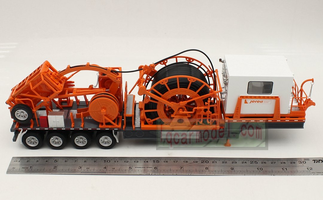 1/50 Jereh Trailer Mounted Coiled Tubing Unit Truck Diecast model Rare ! - Image 21