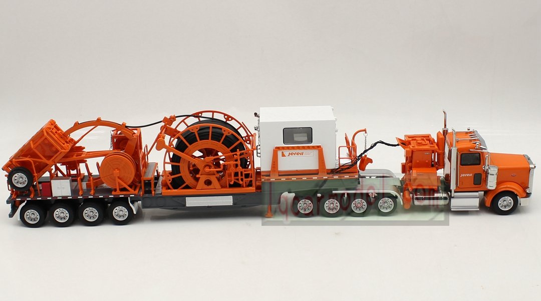 1/50 Jereh Trailer Mounted Coiled Tubing Unit Truck Diecast model Rare ! - Image 22