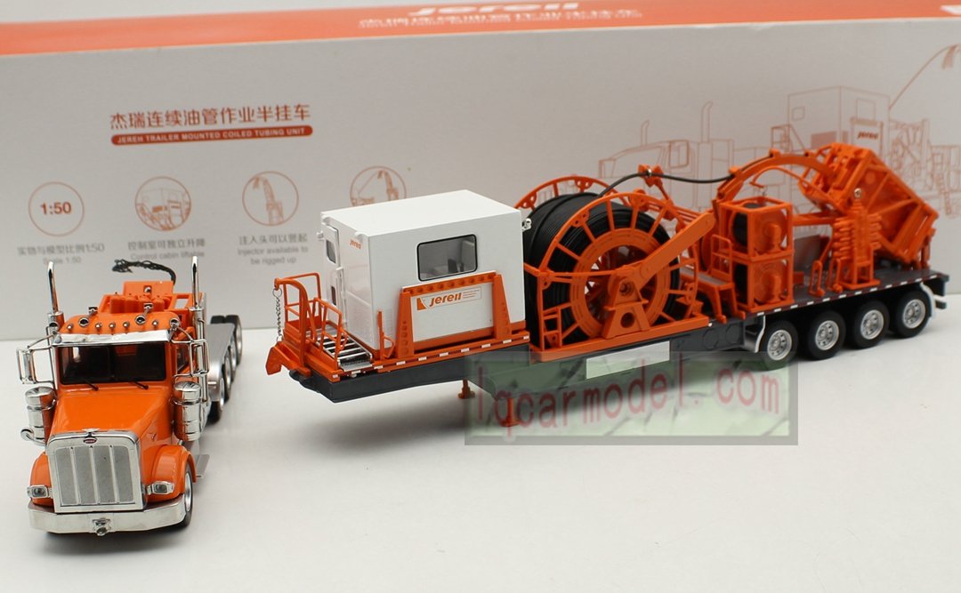 1/50 Jereh Trailer Mounted Coiled Tubing Unit Truck Diecast model Rare ! - Image 30