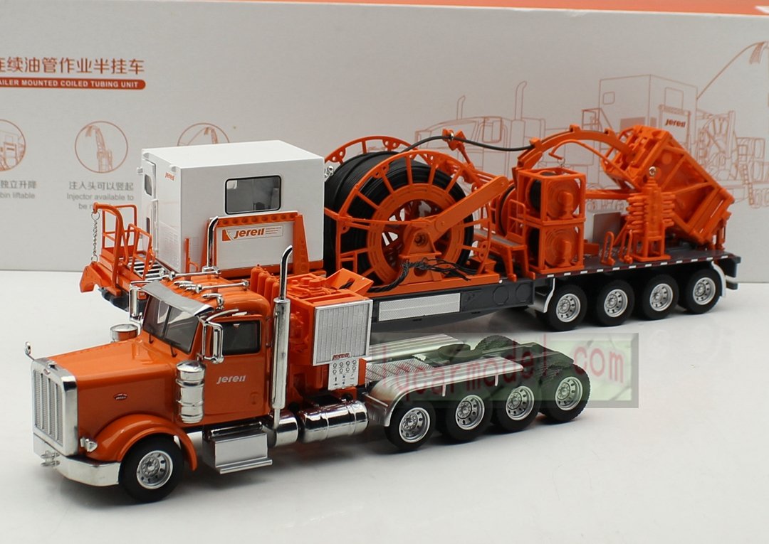 1/50 Jereh Trailer Mounted Coiled Tubing Unit Truck Diecast model Rare ! - Image 31