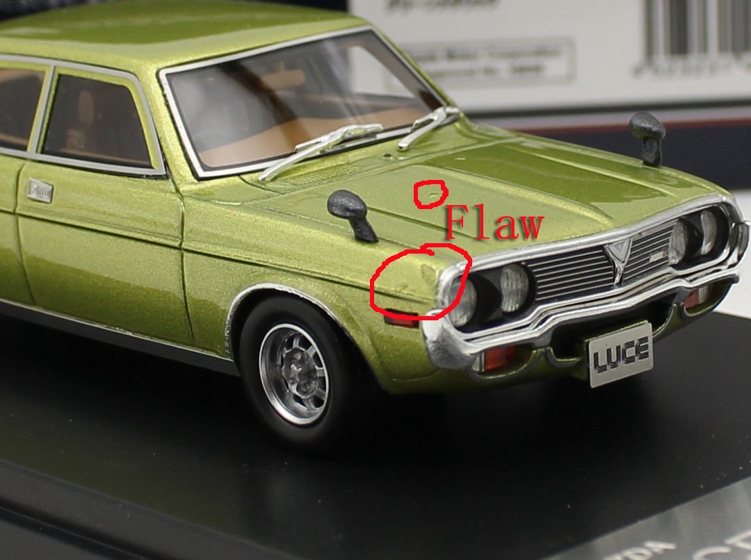 1/43 Hi Story MAZDA LUCE CUSTOM GR II 1972 HS371 GR Resin car model Flaw - Image 9