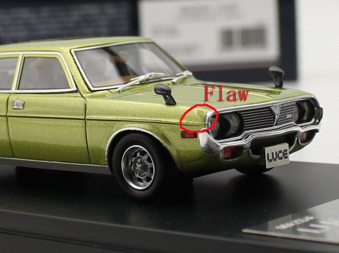 1/43 Hi Story MAZDA LUCE CUSTOM GR II 1972 HS371 GR Resin car model Flaw - Image 8