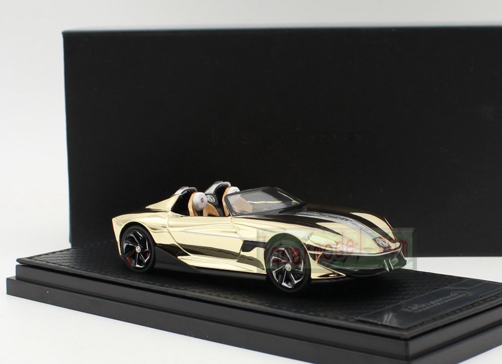 1/43 MG Cyberster Pure electric concept vehicle diecast model Gold Color - Image 6