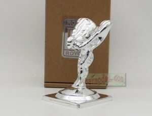 Rolls Royce Ornament Mascot RR ResinMetal Model Decorations Silver color
