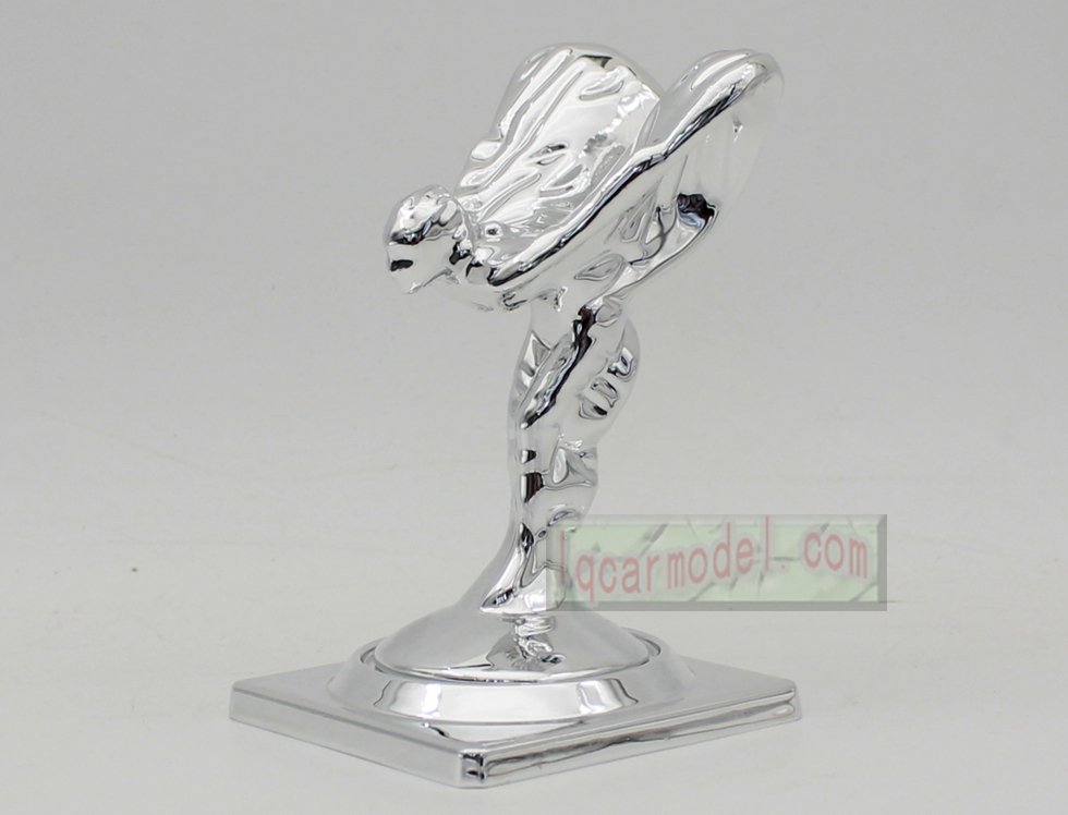Rolls Royce Ornament Mascot RR ResinMetal Model Decorations Silver color - Image 9