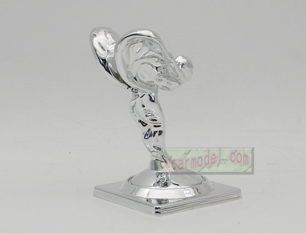 Rolls Royce Ornament Mascot RR ResinMetal Model Decorations Silver color - Image 7