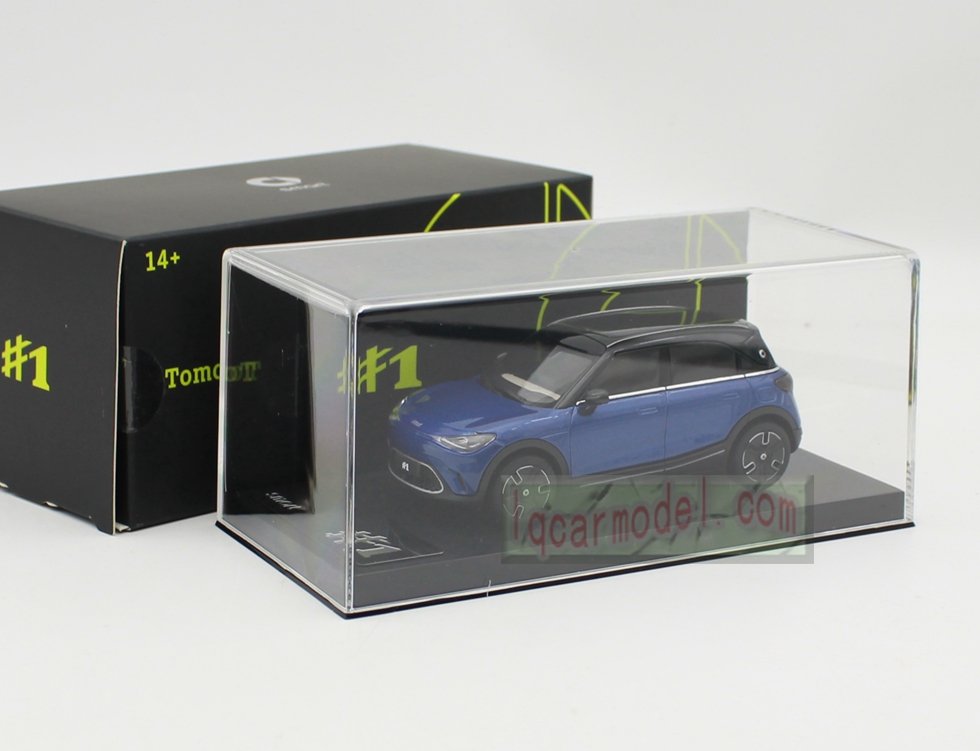 1/43 Scale Smart #1 Diecast Car Model blue color - Image 3