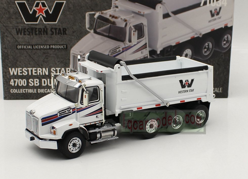 1/50 Diecast Masters DM WESTERN STAR 4700 SB DUMP TRUCK Diecast Model 71034 - Image 12