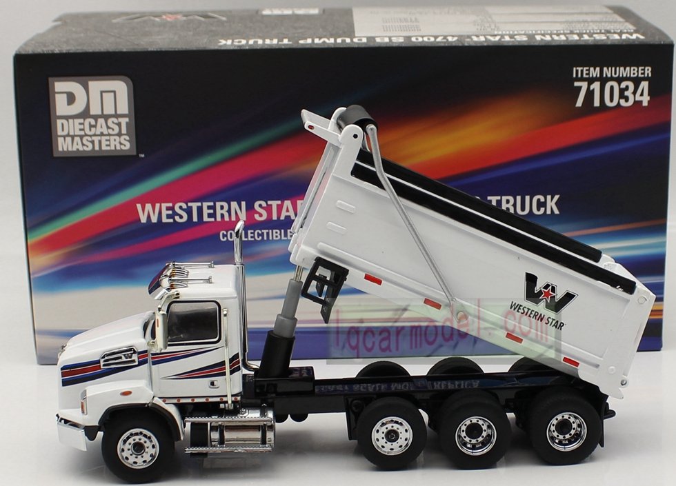 1/50 Diecast Masters DM WESTERN STAR 4700 SB DUMP TRUCK Diecast Model 71034 - Image 10