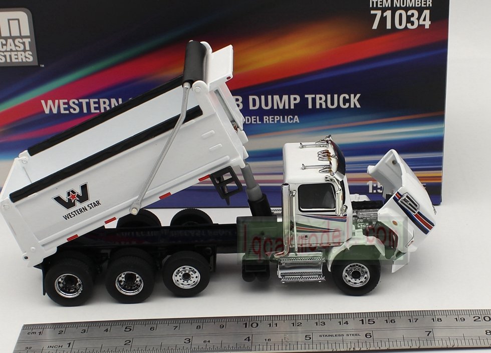 1/50 Diecast Masters DM WESTERN STAR 4700 SB DUMP TRUCK Diecast Model 71034 - Image 7
