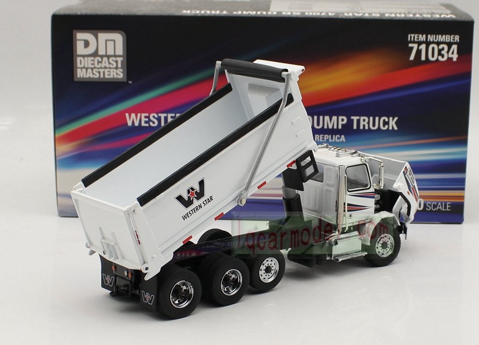 1/50 Diecast Masters DM WESTERN STAR 4700 SB DUMP TRUCK Diecast Model 71034 - Image 6