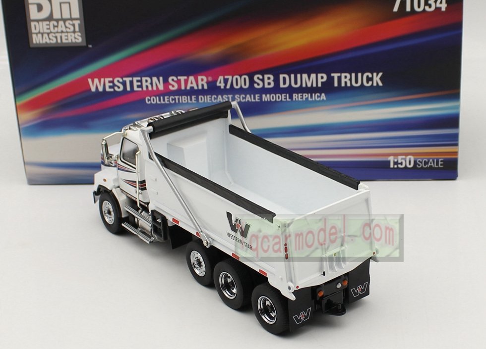 1/50 Diecast Masters DM WESTERN STAR 4700 SB DUMP TRUCK Diecast Model 71034 - Image 5